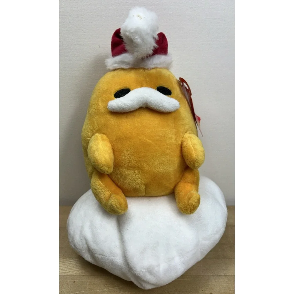 Gudetama Holiday Santa‎ Hat Christmas The Lazy Egg Plush Hello Kitty 8